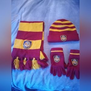Winter Harry Potter Hat, Gloves and Scarf